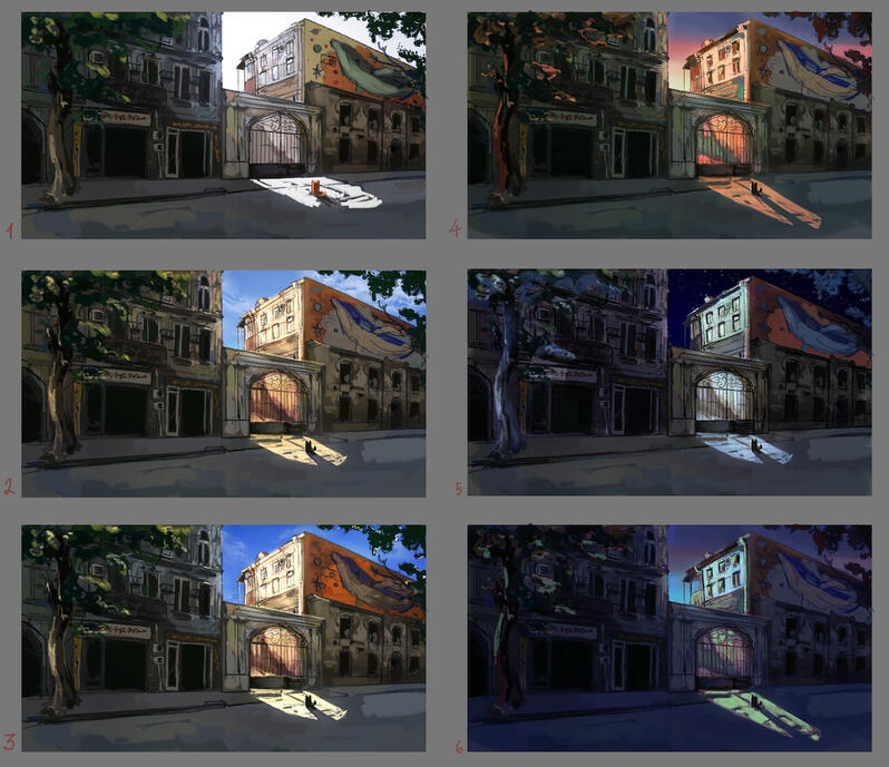 Lighting tests enviroment